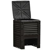 300L Garden compost bin with 48 vents Yellow 21531439