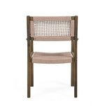 ZUN BRAIDED DINING CHAIR Light Brown N779P202840G