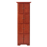 4-Tier 72" Corner Kitchen Pantry Storage Cabinet with 8 Doors Tall Storage Cabinet, Corner Cabinet W2275P269082