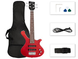 GW101 36in Small Scale Electric Bass Guitar Suit With Mahogany Body SS 03924331