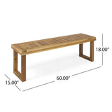NESTOR BENCH SET OF 2, NATURAL 63892.00