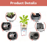 30 in Tall Large Flower Potser with Self-Watering Drainage Holes&Inner Trays Indoor Outdoor W3213P311470