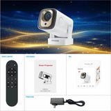 HY260Pro Mini Smart Projector Supports 4K, Portable Projector with Wifi and 78715822