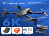 4D V13 RC Drone 6K HD Dual Camera WiFi FPV Foldable Quadcopter Camera Drone ,3 Battery.Logistics is 76865684