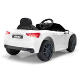 ZUN Maserati Ghibli-licensed 12V Kids Ride on Car with Remote Control, Music and Lights,White W2181P143837