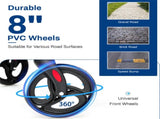 Practical Folding Rolling Walker Transport Wheelchair 05399623