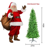 5ft artificial Christmas tree, 556 branches, 60 inches high, flame retardant PVC, Green 34204193