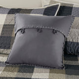 6 Piece Reversible Plaid Daybed Cover Set Neutral Daybed B035P266679
