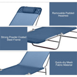 ZUN Folding Lounge Chairs / beach chair （Prohibited by WalMart） 35739135