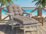 Outdoor Adirondack Chair Cushions 44x19x4 inch Waterproof Rocking Chair Cushion with 17x19 Ottoman 44241851