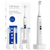 ZUN Electric Toothbrush Sonic Toothbrush, 5 Cleaning Modes for Dental Care, Screen Display, Gift 25125163