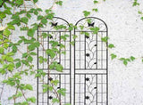 2 Pack Metal Garden Trellis 86.7" x 19.7" Rustproof Trellis for Climbing Plants Outdoor Flower 64001647