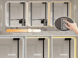 Bathroom Mirror with Led Lights Front and Backlit, Anti-Fog Lighted Vanity Mirrors for Wall Mounted, W2071P172692
