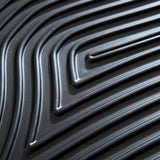 47.24''Fiberglass Clound Coffee Table for Living Room,Matte Black Relief Table front of the Sofa, W2582P214811