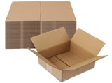 100 pieces, 8" x 8" x 4" thick 2.6mm corrugated cardboard box, brown in color 76918806