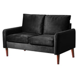 54" Velvet Sofa for Small Spaces, Modern Army Green Fabric Couch with Plush Comfort, Compact Living 73208028