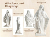 31.5" Virgin Mary Garden Statue, All-Weather MgO Religious Sculpture for Outdoor & Indoor Decor 96303444