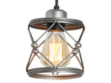 Industrial Pendant Lighting for Kitchen Island, Rustic Mini Cage Pendant Light, Farmhouse Pendant 11961850