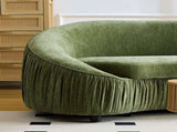 92.13 Inch Modern Design Curved Shaped Sofa Couch for Living Room,Upholstered Fabric 4-Seat Sofa No W2582P231488