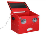 30 Gallon Bench Top Air Sandblasting Cabinet Sandblaster Abrasive Blast Large Cabinet with Gun and 4 62535133