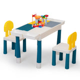 Multi functional rectangular block table - gray yellow W2181P156871