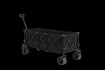 ZUN Foldable Extended Wagon 220lbs Weight Capacity, Heavy Duty 300L Folding Utility Garden Cart W640P256852