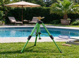 360 Degree Large Area Impact Sprinkler, Tripod Base Irrigation Sprinkler for Lawn, Garden & Yard 52566755