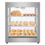 110.00V 800.00W Three Layers Stainless Steel Color Stainless Steel/Tempered Glass Warming Cabinet 18297075