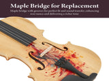 Professional 4/4 Full-Size Violin - Premium Sound, Durable & Lightweight Design with Complete 34004834