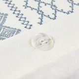 Full/Queen Cotton Printed Duvet Cover Set with Chenille B03596509