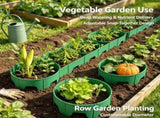 12 pcs Adjustable Interlocking Plant Grow Rings, PP Plastic Plant Guard with SnapTogether Panels, 75549765