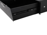 19" 4U Steel Plate DJ Drawer Equipment Cabinet with Keys Black 95397522