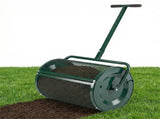 27"16" Lawn Fertilizer Spreader with Diamond Mesh Clump-Free Garden Compost Spreader 22173685