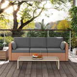 Rattan Three-Seat Sofa 57535929