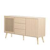 ZUN Modern Cabinet with 2 Doors and 3 Drawers, Suitable for Living Rooms, Studies, and Entrances. 14428715