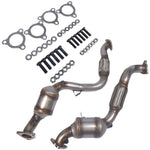 ZUN 2x Front Catalytic Converters for Porsche Cayenne 3.6L V6 GAS DOHC 2008 2009 2010 95511303501 78270590