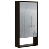 Modesto Medicine Cabinet, One Open Shelf, Mirrored Cabinet With Two Interior Shelves B128P148753