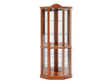 Glass Cabinet Lighted Corner Cabinet Corner Display Curio Cabinet, Glass Display With 44818203