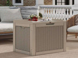 31 Gallon Resin Outdoor Deck Box, Lockable Waterproof UV Resistant Storage Container for Patio 63462319