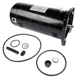 ZUN Swimming Pool Motor USQ1152 Square Flange 1.5 HP Brand New Single Speed 3450 RPM 60 HZ 115/230 Volts 10853054