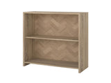 Herringbone/Oak 2 Shelf Bookcase 30673702