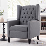 ZUN 27.16" Wide Manual Wing Chair Recliner W68062700