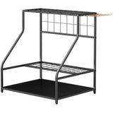 3-Tier Garden Tool Organizer with Hooks 86103171