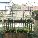 2 Pack Metal Garden Trellis 71" x 19.7" Rustproof Trellis for Climbing Plants Outdoor Flower Support W1586104494
