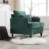 COOLMORE Wood Frame Armchair, Modern Accent Chair Lounge Chair for Living Room,Tufted Club Chair, W395P151904