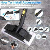 1800W High Pressure Steam Cleaner - 212 Chemical-Free Deep Cleaning, 5 Bar Pressurized, 2L 304 98284849