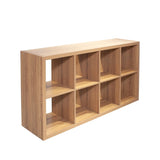 ZUN 8-Cube Organizer Storage with Opened Back Shelves,2 X 4 Cube Bookcase Book Shleves for Home, Office 88496924