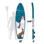 ZUN Inflatable Stand Up Paddle Board 9.9'x33"x5" With Accessories W144080669