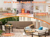 1500W Infrared Heater Outdoor Indoor, 3 Heating Levels IP65 Waterproof with 65584059