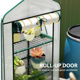 4 Tier Mini Small Greenhouse White 28956440